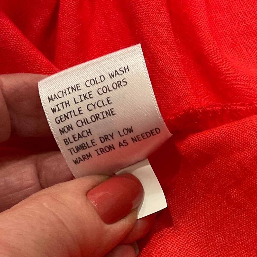 Saint Tropez West Sleeveless Red Top Size 2X NWT - Picture 10 of 12